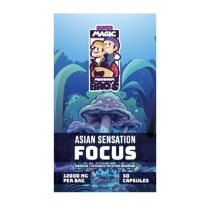 Super Magic Mushroom Bro’s - Asian Sensation FOCUS - 400MG Capsules | Magic Mush Canada